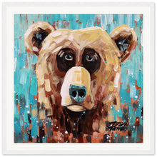 Load image into Gallery viewer, Bear 1/3  Wooden Framed Print
