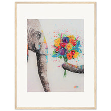 Load image into Gallery viewer, Don&#39;t Eat My Flowers  Wooden Framed Print
