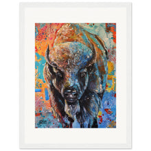 Load image into Gallery viewer, Buffalo  Wooden Framed Print
