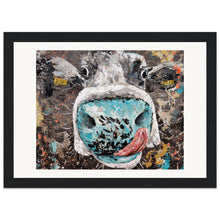 Load image into Gallery viewer, Blue Nose  Wooden Framed Print
