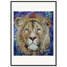 Load image into Gallery viewer, Princess of the Pride Prin  Wooden Framed
