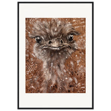 Load image into Gallery viewer, Emu King  Wooden Framed Print
