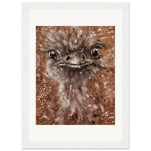 Load image into Gallery viewer, Emu King  Wooden Framed Print
