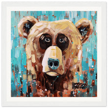 Load image into Gallery viewer, Bear 1/3  Wooden Framed Print
