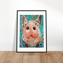 Load image into Gallery viewer, This Little Piggy Print Wooden Framed
