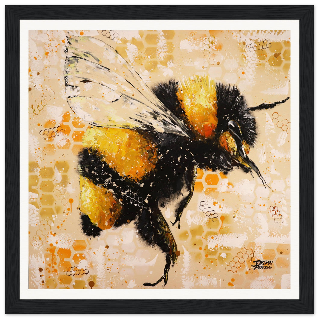 Buzz To The Right  Wooden Framed Print