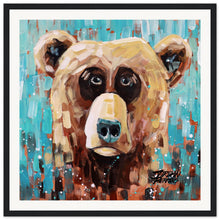 Load image into Gallery viewer, Bear 1/3  Wooden Framed Print
