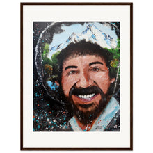 Load image into Gallery viewer, Bob Ross Wooden Framed Print
