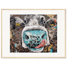 Load image into Gallery viewer, Blue Nose  Wooden Framed Print
