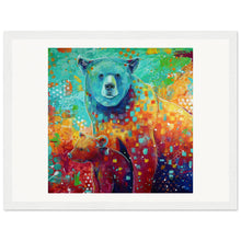 Load image into Gallery viewer, Mama And Baby Bear Print Wooden Framed
