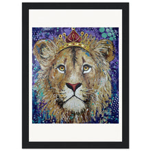 Load image into Gallery viewer, Princess of the Pride Prin  Wooden Framed
