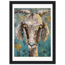 Load image into Gallery viewer, Pretty Cool For A Goat Wooden Framed Print
