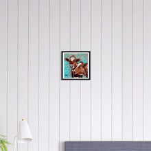 Load image into Gallery viewer, Don&#39;t Mooove I Think They Are Watching Us Print Wooden Framed
