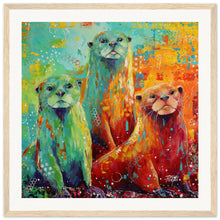 Load image into Gallery viewer, You Otter Be Kiddng Me Wooden Framed Print
