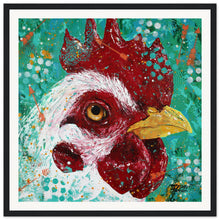 Load image into Gallery viewer, Party Fowl Museum-Quality Matte Print  Wooden Framed
