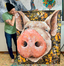 Load image into Gallery viewer, This Little Piggy Stayed Home Original
