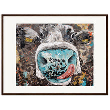 Load image into Gallery viewer, Blue Nose  Wooden Framed Print
