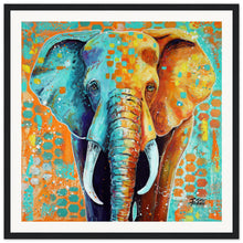 Load image into Gallery viewer, Up Close and Colorful Print Wooden Framed

