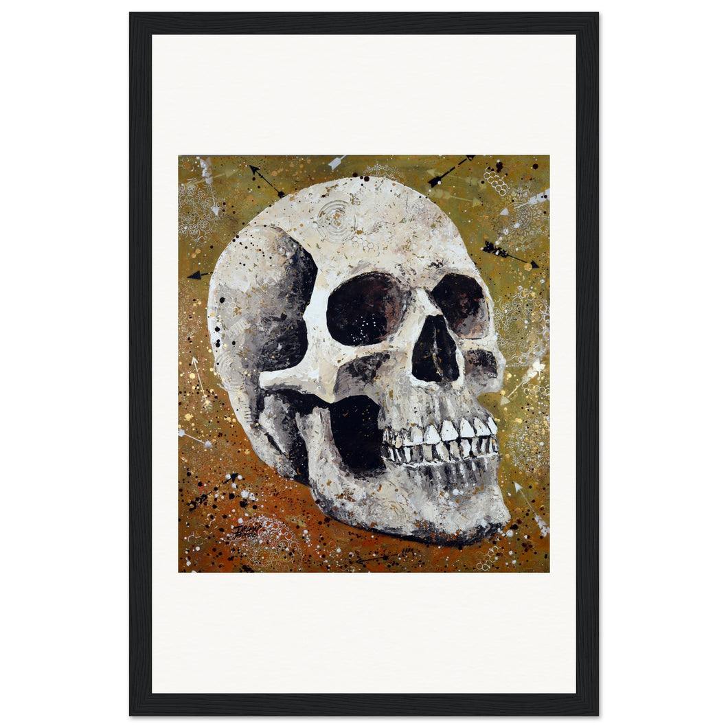 Fools Gold Print Wooden Framed