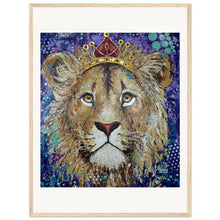 Load image into Gallery viewer, Princess of the Pride Prin  Wooden Framed
