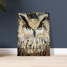 Load image into Gallery viewer, Golden Owl Canvas Print
