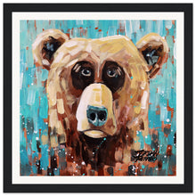 Load image into Gallery viewer, Bear 1/3  Wooden Framed Print
