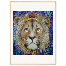 Load image into Gallery viewer, Princess of the Pride Prin  Wooden Framed
