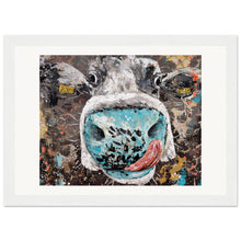 Load image into Gallery viewer, Blue Nose  Wooden Framed Print
