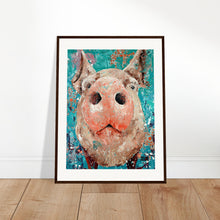 Load image into Gallery viewer, This Little Piggy Print Wooden Framed
