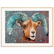 Load image into Gallery viewer, Bighorn   Wooden Framed Print
