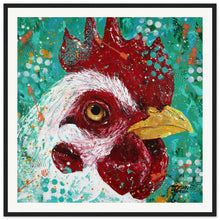 Load image into Gallery viewer, Party Fowl Museum-Quality Matte Print  Wooden Framed
