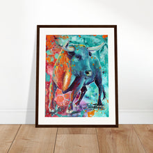 Load image into Gallery viewer, No Bull Print Wooden Framed
