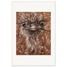 Load image into Gallery viewer, Emu King  Wooden Framed Print
