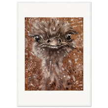 Load image into Gallery viewer, Emu King  Wooden Framed Print
