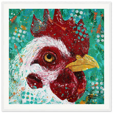 Load image into Gallery viewer, Party Fowl Museum-Quality Matte Print  Wooden Framed
