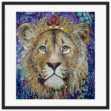 Load image into Gallery viewer, Princess of the Pride Prin  Wooden Framed
