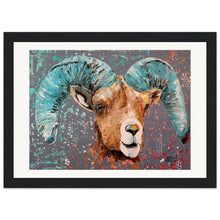 Load image into Gallery viewer, Bighorn   Wooden Framed Print
