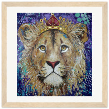 Load image into Gallery viewer, Princess of the Pride Prin  Wooden Framed
