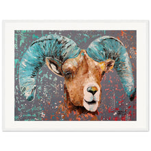 Load image into Gallery viewer, Bighorn   Wooden Framed Print
