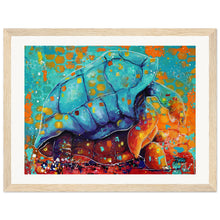 Load image into Gallery viewer, Slow Poke  Print  Wooden Framed
