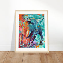 Load image into Gallery viewer, No Bull Print Wooden Framed
