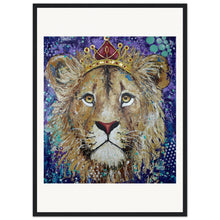 Load image into Gallery viewer, Princess of the Pride Prin  Wooden Framed
