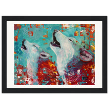 Load image into Gallery viewer, Can You Hear Me Now Wooden Framed Print
