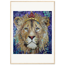 Load image into Gallery viewer, Princess of the Pride Prin  Wooden Framed
