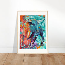 Load image into Gallery viewer, No Bull Print Wooden Framed
