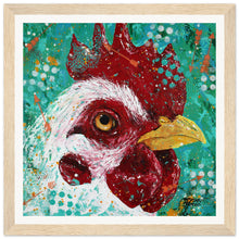 Load image into Gallery viewer, Party Fowl Museum-Quality Matte Print  Wooden Framed
