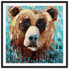 Load image into Gallery viewer, Bear 2/3  Wooden Framed Print
