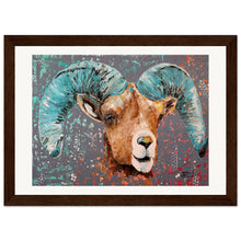 Load image into Gallery viewer, Bighorn   Wooden Framed Print
