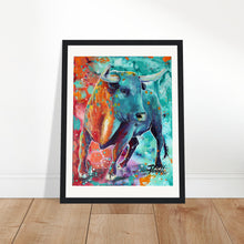 Load image into Gallery viewer, No Bull Print Wooden Framed
