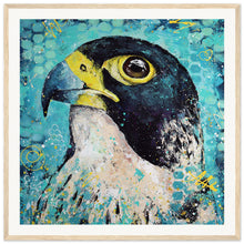 Load image into Gallery viewer, Falcon Wooden Framed Print
